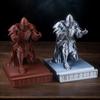 Armored Retro Soldier Pen Holder Desk Accessories Warrior Pencil Stand Knight For Desk Small Statue Ornaments