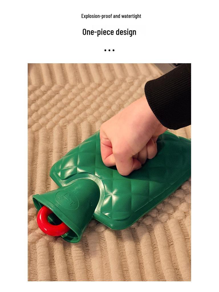 Plush Explosion-Proof Hot Water Bottle & Hand Warmer for Girls - Large & Small Sizes Available for Abdomen or Bed Use