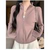 Women S Stand Collar Zip Up Thick Slim Fit Long Sleeve Jacket With Pockets