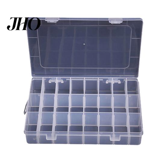 Jewelry 10/15/24 Grids Box Wear-resistant Space-saving Transparent Organizer Small Earring Storage for Travel Case