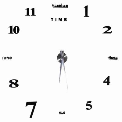 Modern DIY Large Wall Clock Kit 3D Mirror Surface Sticker for Home Office Room