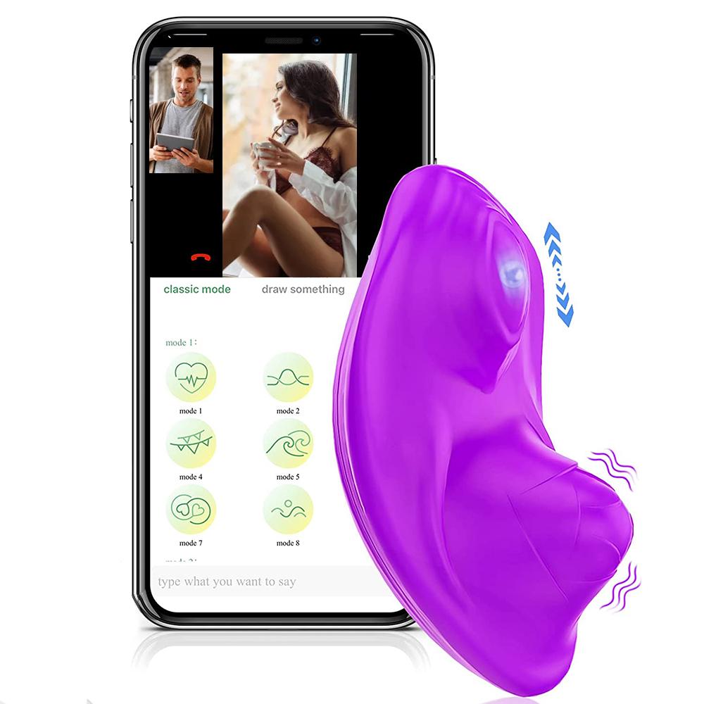 New Bluetooth APP Vibrator Female Wireless Remote Control Wearable Vibrating Eggs Clitoris Stimulator Sex Toys for Women
