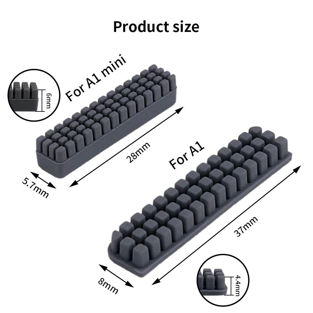 6Pcs Lab a1/A1 3D Printer Nozzle Brush Mini Wiper Printer Parts for Bambu Hotbed Mounted Scrubbers