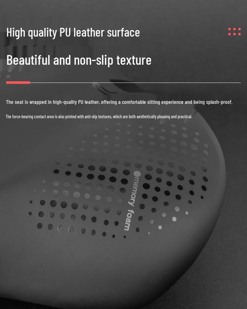 Comfort Plus Mountain Bike Saddle: Wide, Thickened with Handle and Groove