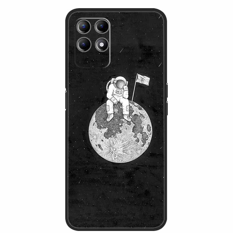 

Для OPPO Realme 8i Чехол Астронавт Силиконовый Мягкий ТПУ Чехол для Телефона Coque Для Realme 8 Pro Realme8 5G Funda Космонавт Realme8i Бампер Realme 8i
