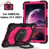 360°Rotation Stand Tablet Case for Samsung Tab S11 S10 S9 FE A11 A9 Plus A7 Lite Kids Hard Armor Shockproof Protector Cover