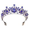 Luxurious Rhinestone Tiara Headwear From Europe and America Wedding Gowns Fashionable Bride's Updo Evening Party Makeup and Styling Accessories