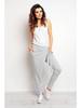 Streetwear Drop Crotch Sweatpants, Gray Melange S/M