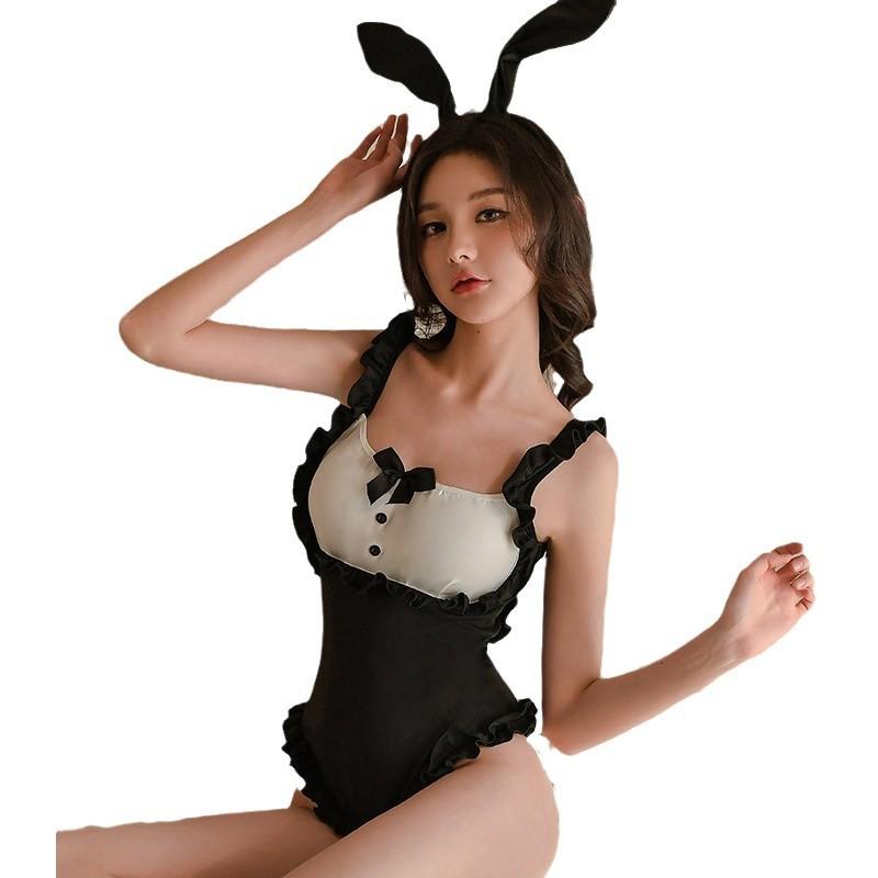Sexy Lingerie Sexy Female Pure Desire Playful Tun Girl Uniform Seduction Onesie Cosplay Lace Woman