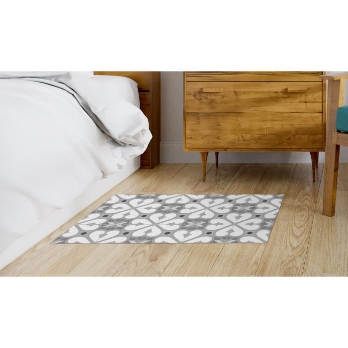 Storplanet tapis vinyle PVC Recyclable Croma Bcn en gris 45 x 75 cm