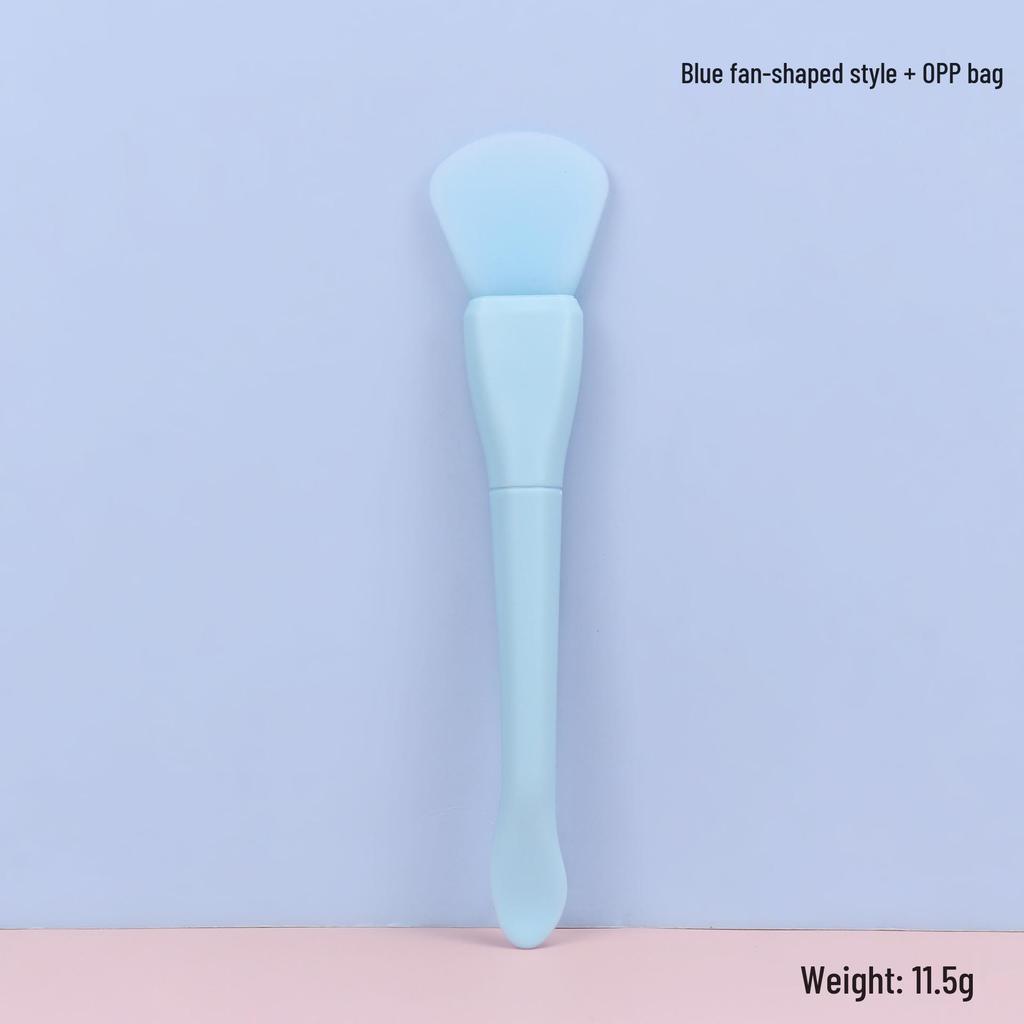 Doppelköpfiges Silikon-Maskenpinsel-Set: Fischschwanzlöffel zum Mischen, Auftragen, Auslöffeln und Entfernen von Schlammmasken