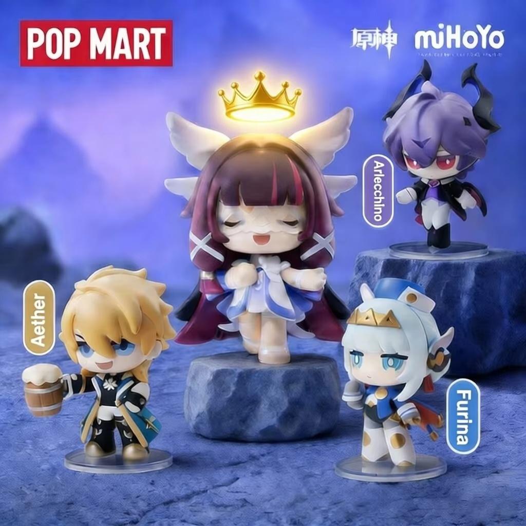 Genshin Impact Echte Neujahrs-Sammlung Q-Version Serie Puppenspielzeug Figur Überraschungsgeschenk Für Kinder Erwachsene Kindergeburtstagsgeschenk Feiertagsgeschenk