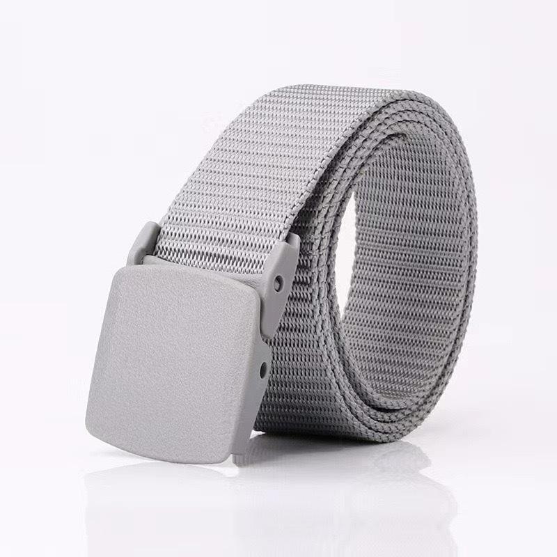 Men's Automatic Toothless Nylon Canvas Outdoor Belt