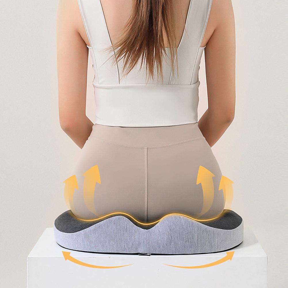 Memory Cotton Hemorrhoid Pad Office Cushion Sitting No Collapsing Summer Breathable Chair Fart Pad Beautiful Buttocks Coccyx Cushion