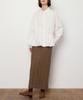 Okuka Classic Check Wool Long Skirt