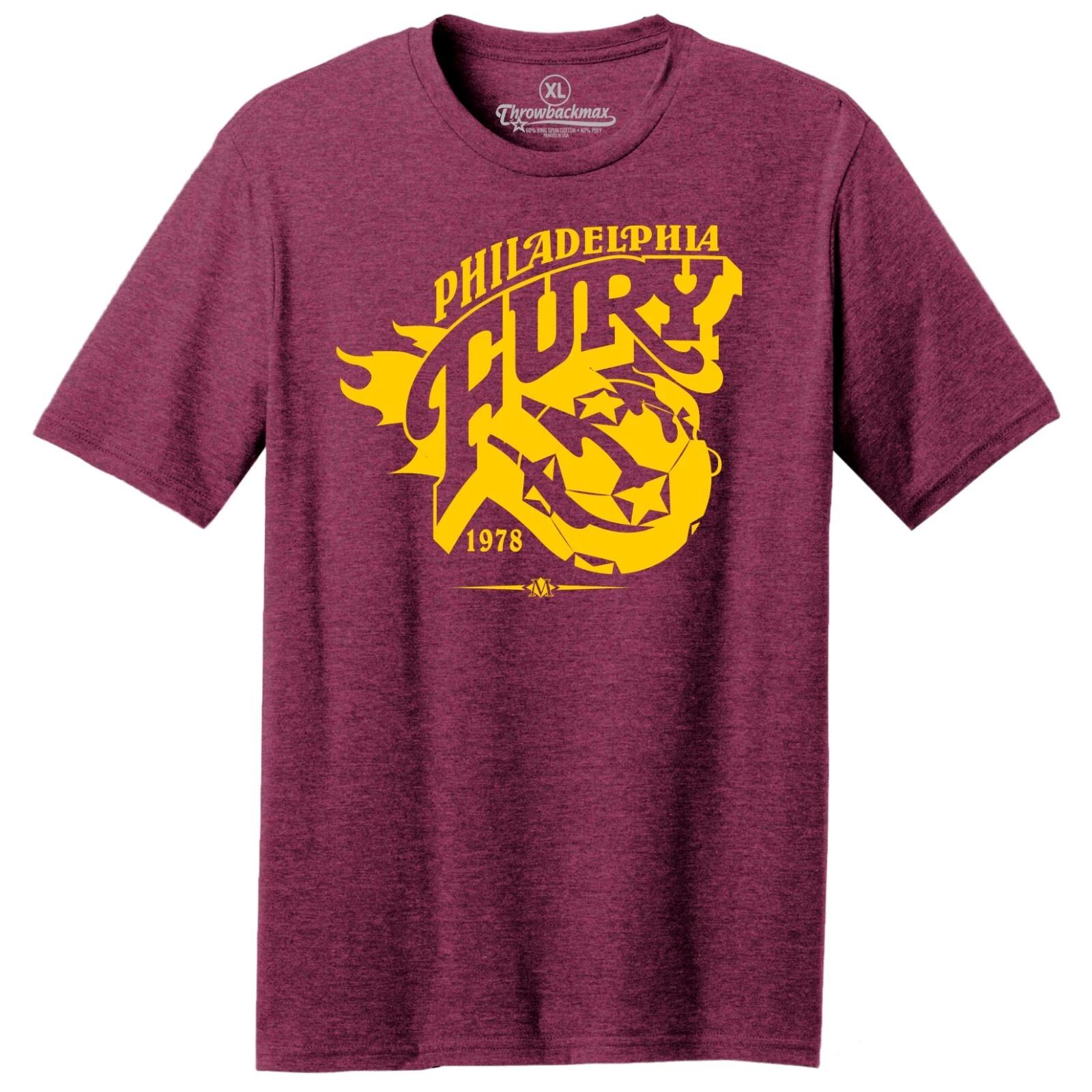 

Philadelphia Fury 1978 Logo NASL Soccer TRI-BLEND Tee Shirt S