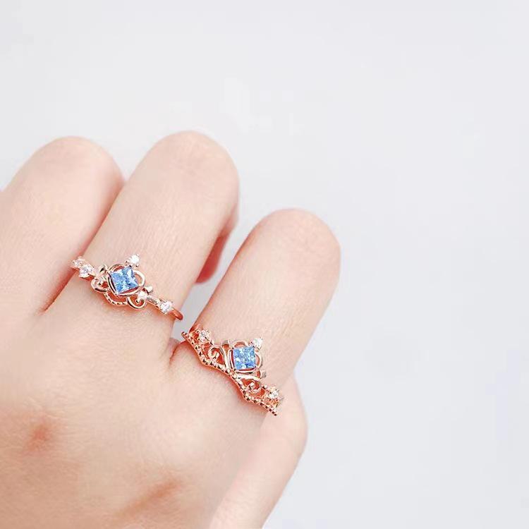 Princess On the Run - Cartoon Inspired Luxury Ring for Trendy Girls and Students