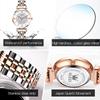 OLEVS 6892 Fashion Lady Dress Gift WristWatch Minimalist Casual Business Watch for Lady Stainless Steel Power Reserve Lady Clock