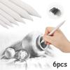 6 PCS Craft Pencil Sharpener Graffiti Artist Tortillon Blending Smudge Sketch Drawing Pen Sandpaper