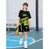 2025 Summer New Street Youth Vitality Hip-hop 3D Letter Print Casual Fashionable Comfortable Set
