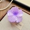 8CM Hair Claws Headwear Accessories Gradient Flower Acrylic Hair Clip Women Large Sweet Hair Claws Crab Clamp Barrettes Hawaiian