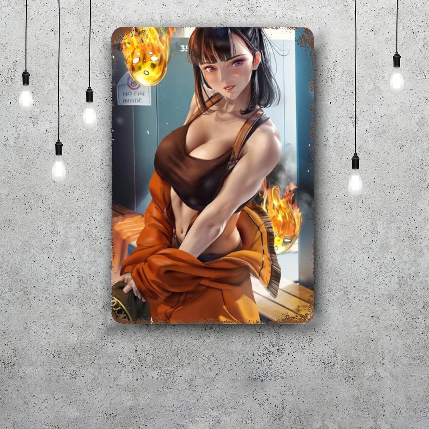 

oze maki Vintage Metal Tin Signs Posters Decor Retro Metal Plaque Wall Art Decor for Garage Bar 20x30cm（7.8x11.8inch）