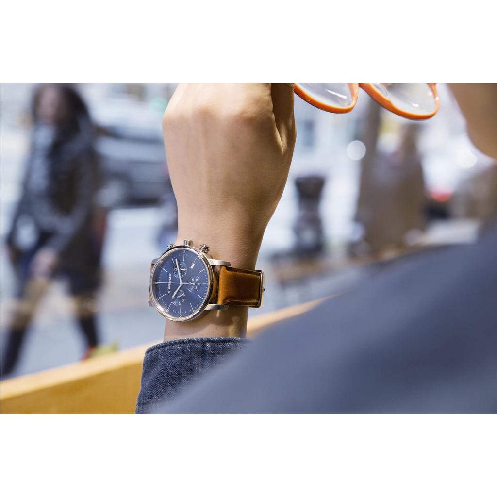 Wenger URBAN CLASSIC CHRONO Wristwatch, 01.1743.104, Quartz Movement, Gift [Official Japanese Product]