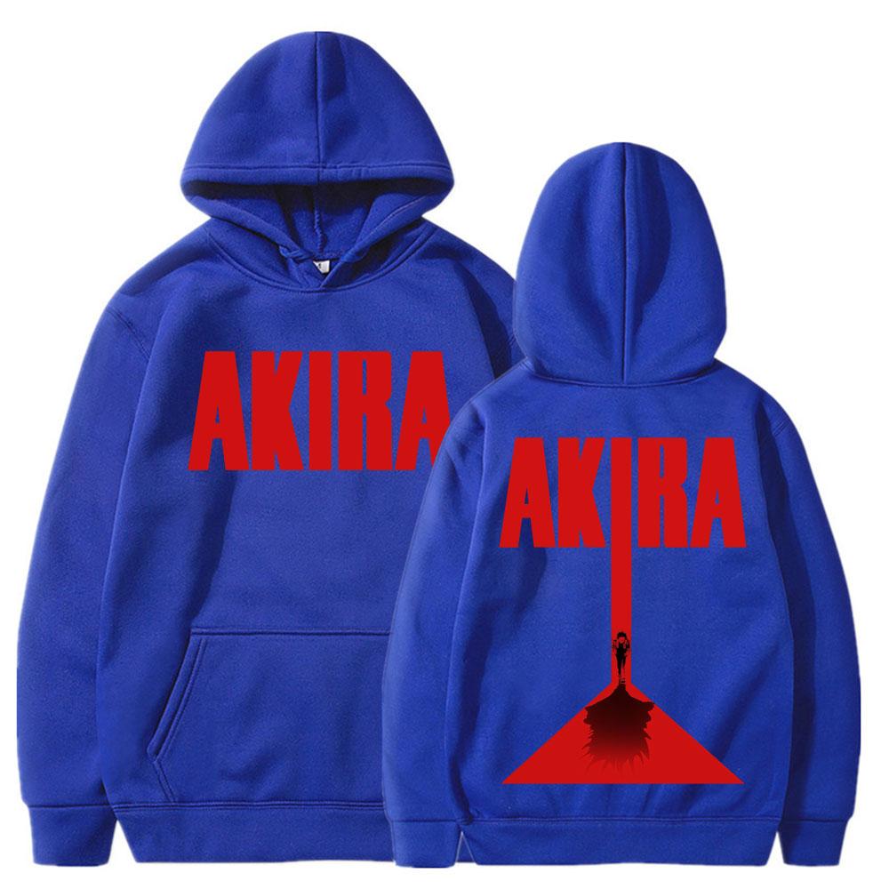 Japanese Anime Akira Harajuku Hoodie Science Fiction Movie Shotaro Kaneda Hooded Sweatshirt Oversized Long Sleeve