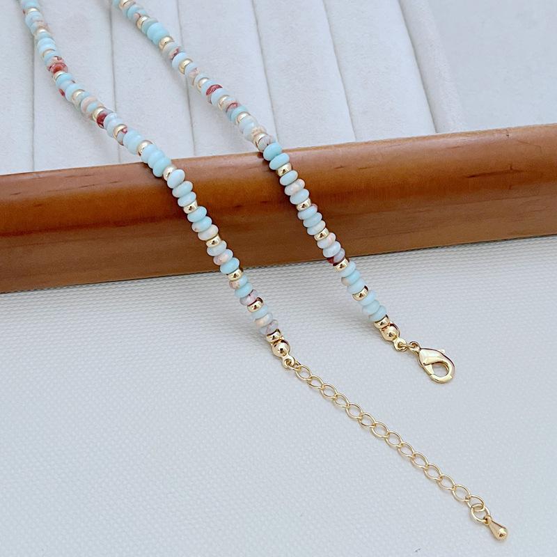 Elegant Freshwater Pearl & Shoushan Stone Beaded Necklace Bracelet Set