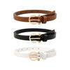 This Is A New Style of Leather Waist Accessory for Women's Jeans with A Belt, Featuring A High-end Brown Fashion and Versatile Decoration