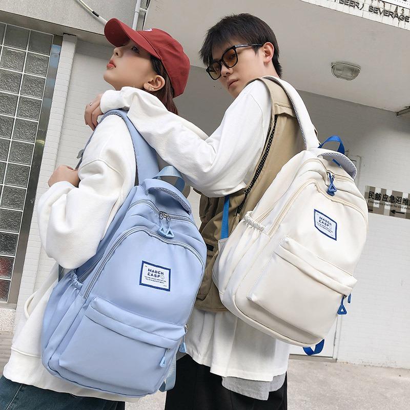 Backpack New schoolbag Fashion Harajuku nylon backpack for primary and secondary school students