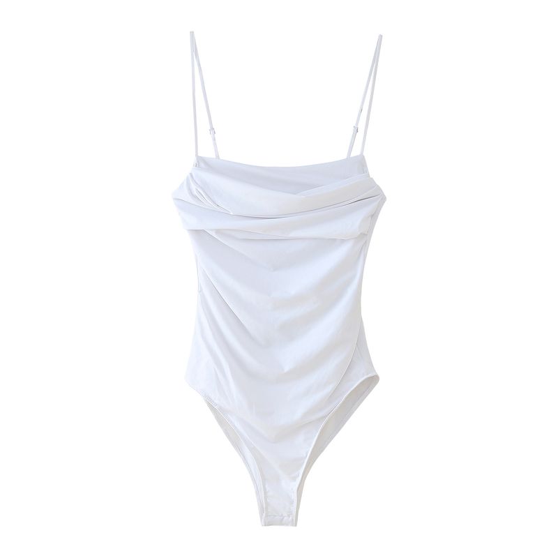 

Kaslead Новое поступление Женская одежда Модный стиль Модный Повседневный Минималистичный 3 цвета Комбинезон без рукавов 3641817 White L