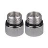 2 Pezzi Base Ugello Sifone Panna Montata Dispenser Panna Montata Parti Universali Supporti 14mm Viti per Dolci & Pasticceria
