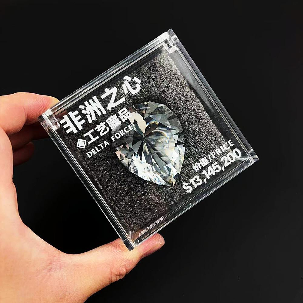 Delta African Heart Diamond Gift Box Replica: Tears of the Ocean Collectible Toy