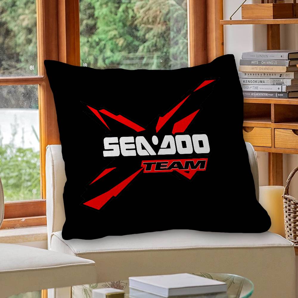 S-Sea D-Doo Seadoo Office Cushion Pillowcase Car Cushion Cover45X45CM Lumbar Pillowcase Sofa Pillowcover 30x30 cm