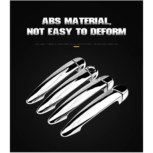 For Mazda 3 BK 2004~2009 2005 2006 Bowl Covers Anti-Scratch 2007 Chrome Door Outside Handles Decoration Stickers Car Accessories