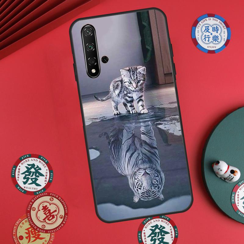 Animal Tiger Art For Huawei Nova Y60 Y70 Y90 Y72 Y73 Y61 Y91 7i 8i 11i 12i 12s 9 10 SE P20 P30 P40 Lite Case