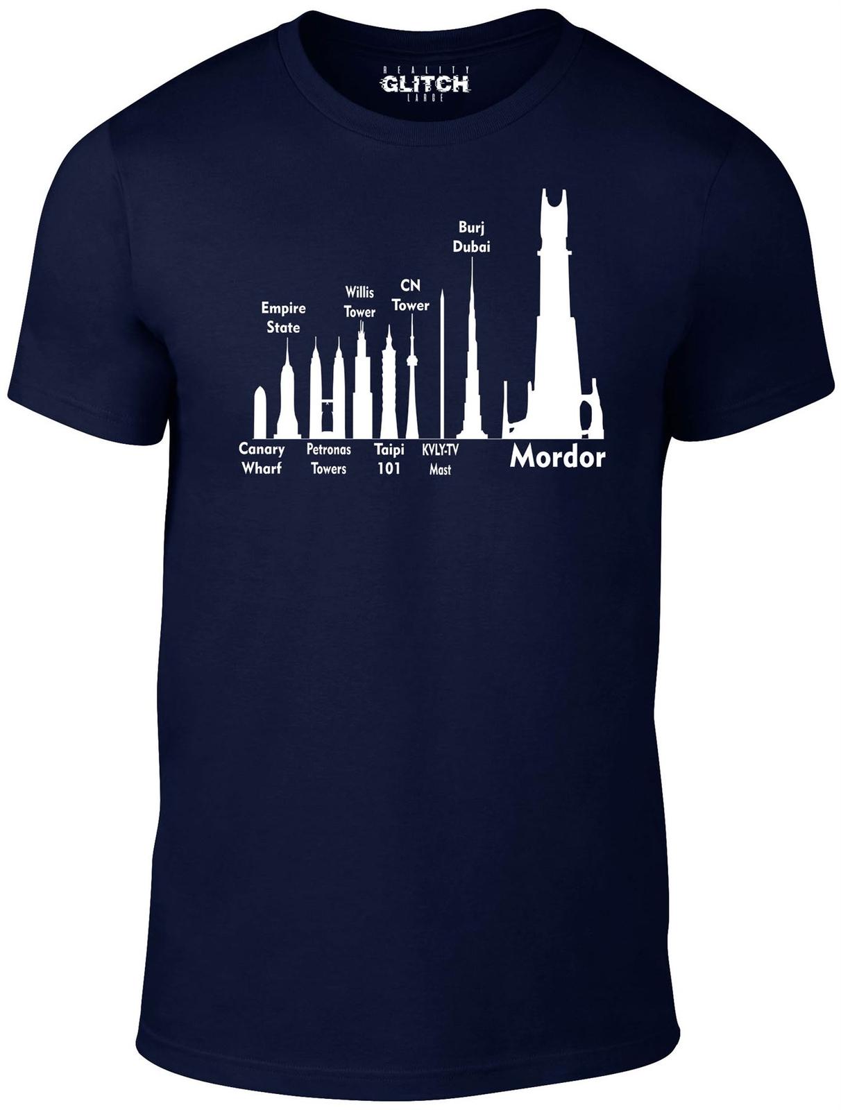 Mordor Size Guide Men s T-Shirt Mens Womens Tees Top Tolkein Gondor Hobbit inspired XL