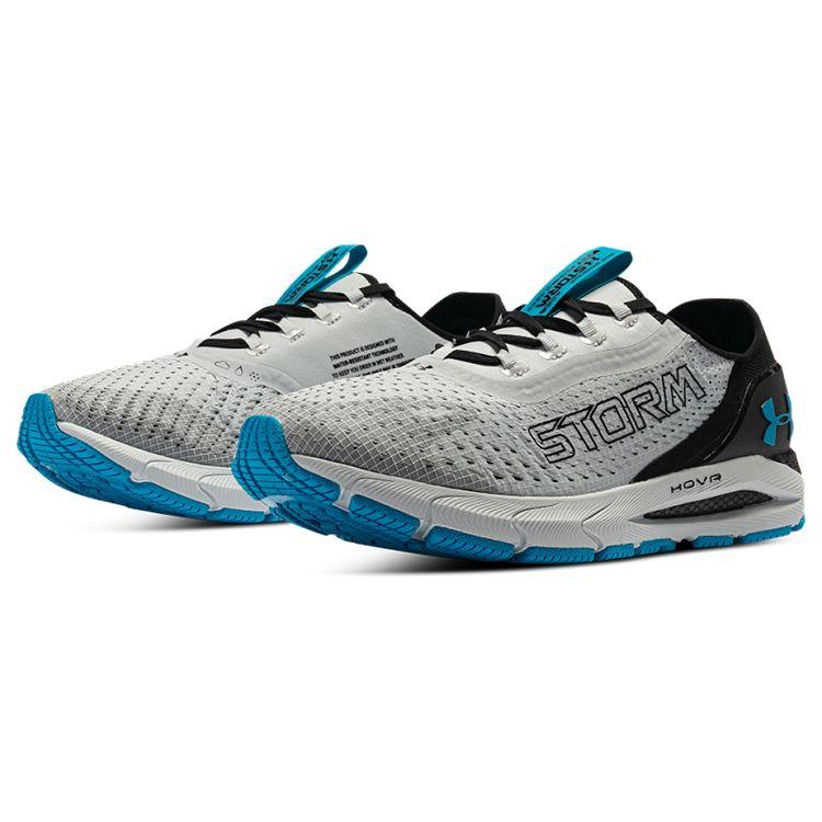 Under Armour HOVR Sonic 4 Storm CN Quality Durable Fabric Low Top Running Shoes Men sneaker Halo-Gray 3025469-102