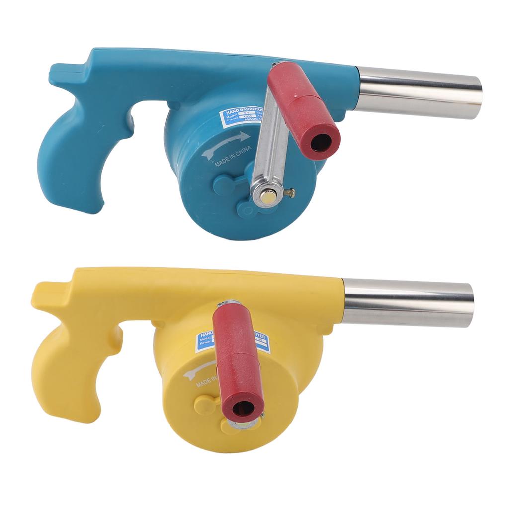 Hand Crank BBQ Fan Increase Firepower Portable Barbecue  Blower for Outdoor Camping Barbecuing