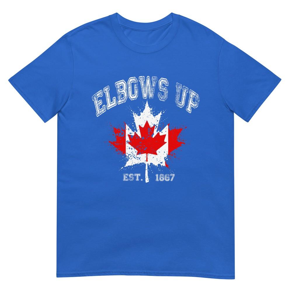 Elbows Up Canada Est 1867 Proud Canadian Strong Canada TShirt