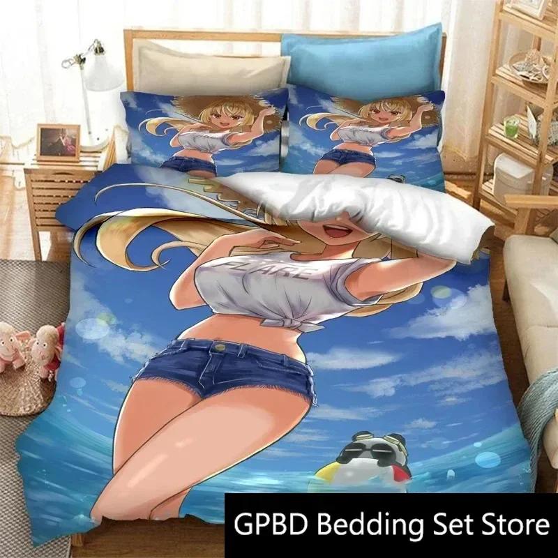 

3D Print Anime Flare Shiranui Bedding Set Double Twin King Duvet Cover Comforter Pillowcase Boys Girls Adults Bedroom 70x133cm