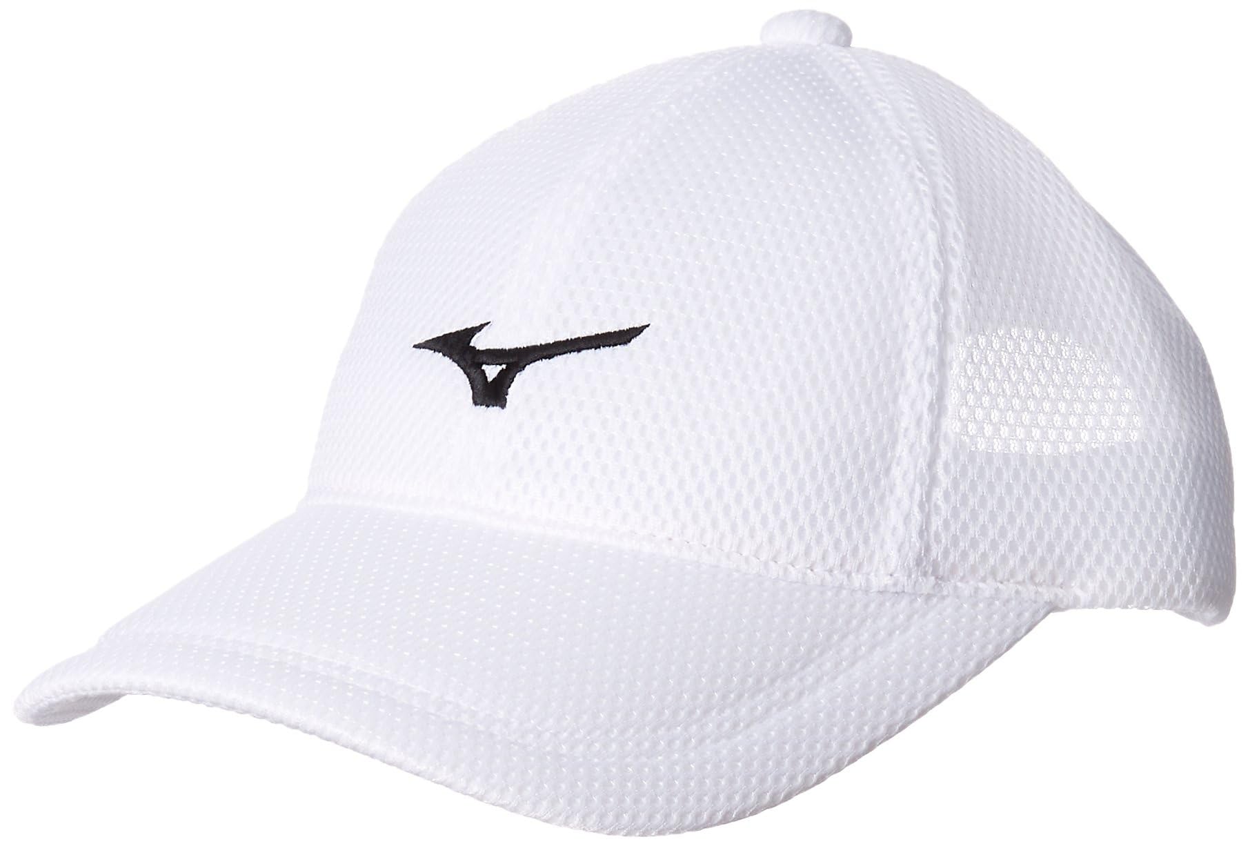 

Mizuno Tennis for Club Activities and cm Cap, 62JW8500, Practice, Unisex, White/Black, 56.0-60.0