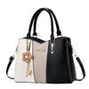 2026 New Color Blocking Splicing Shoulder Bag