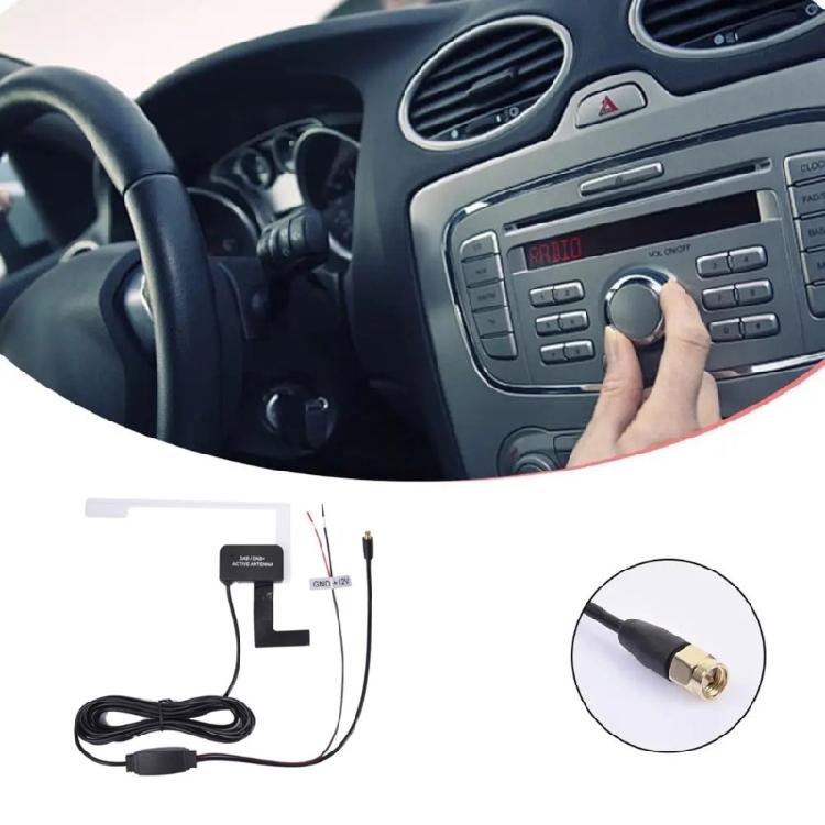 12V Glass Mount Car Digital Radio Antenna Offering Stable Signal Reception And Effortlessly Attachment Weather Resistant