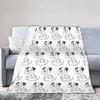101 Dalmatian Cute Dog Rolly Coral Fleece Plush Throw Blanket  Blankets for Home Office Warm Plush Thin Quilt Multi-function