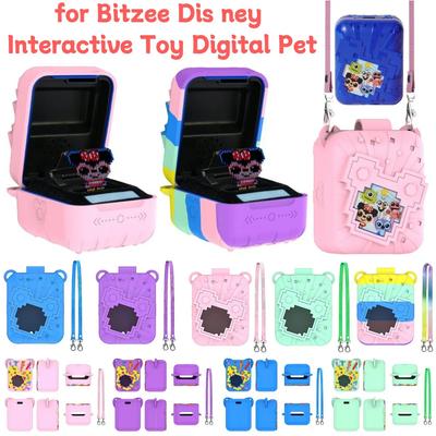 Silicone Cover Case Washable Protective Skin Sleeve with Lanyard Wateproof Protective Cover For Bitzee Magicals Interactive Toy