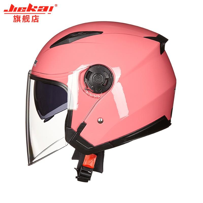 Unisex Open-Face Motorcycle Helmet With Dual Lens Anti-Fog UV Protection Adult Riders Fall Winter