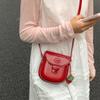 Retro underarm small bag women's 2025 new fashion versatile shoulder messenger bag autumn and winter texture mini saddle bag