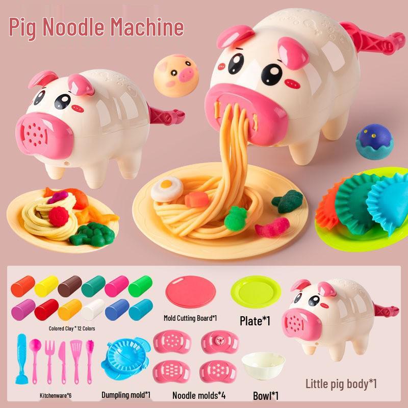 DIY Cartoon Deer Ice Cream Maker Clay Play Set